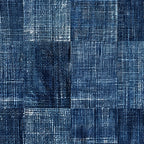 Indigo Weave Pattern 6 Minky Fabric