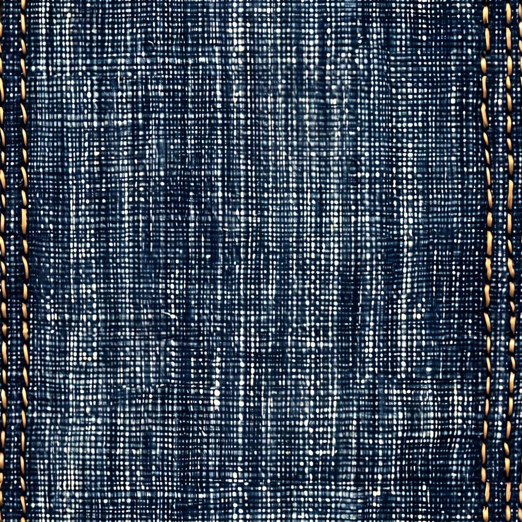 Indigo Weave Pattern 7 Minky Fabric