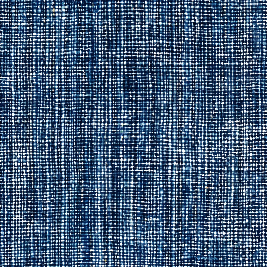 Indigo Weave Pattern 8 Minky Fabric