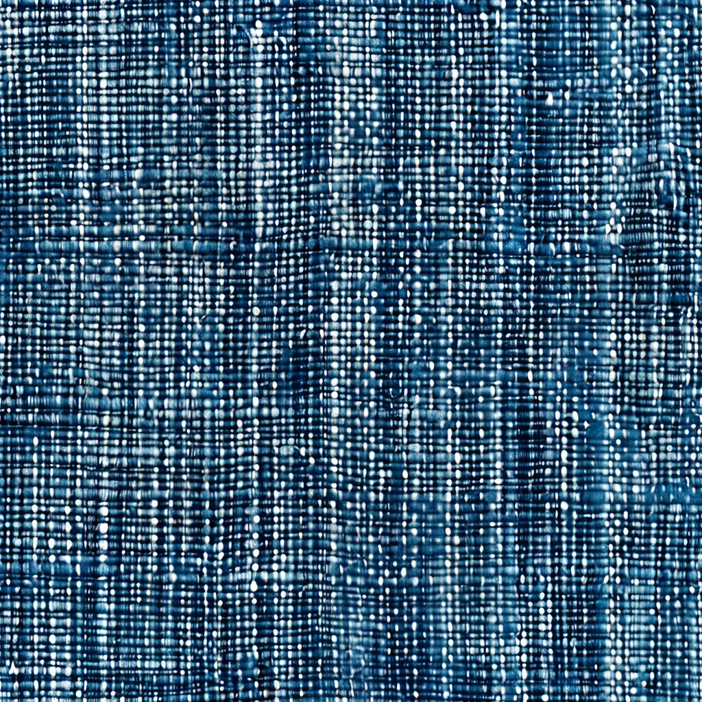 Indigo Weave Pattern 9 Minky Fabric