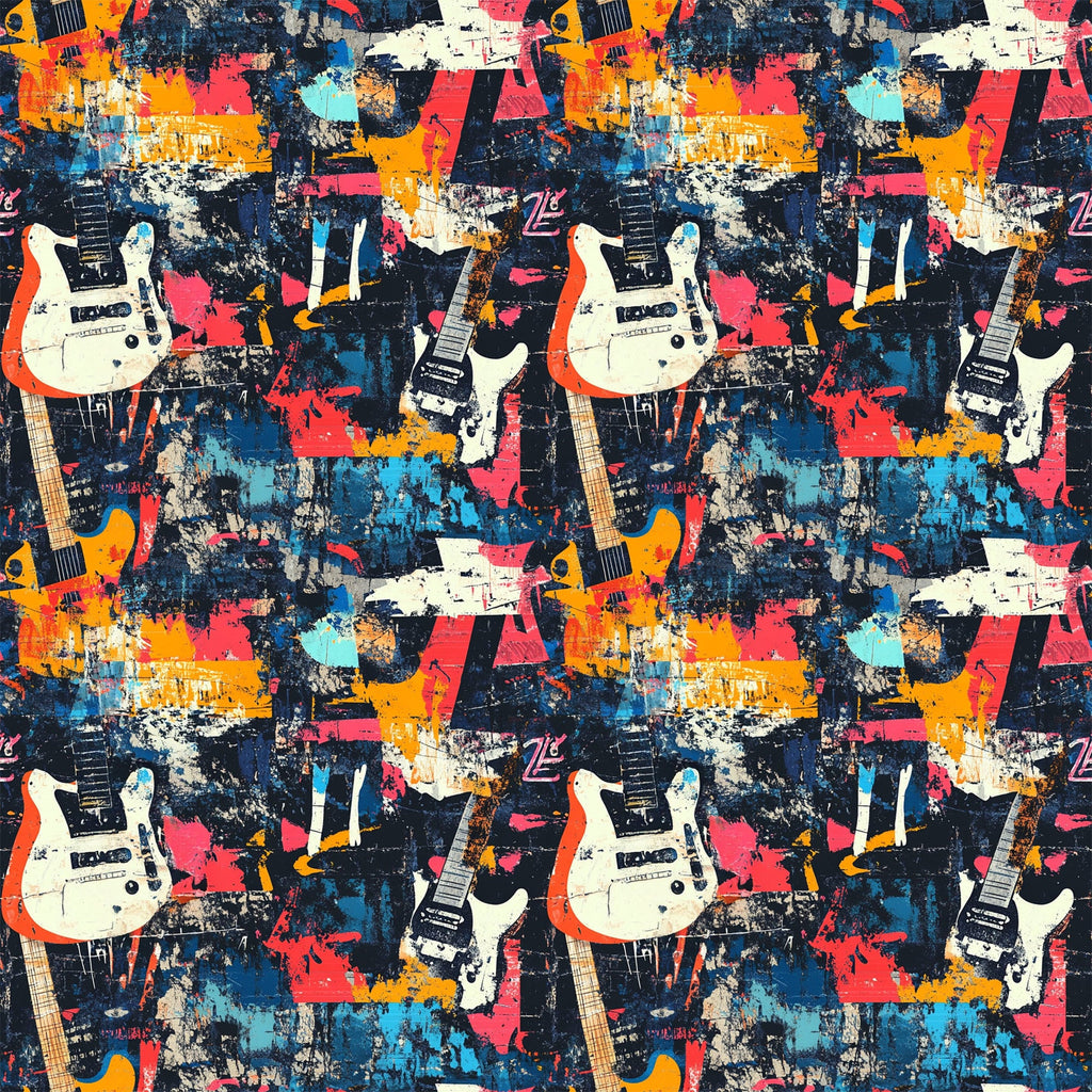 Punk Poster Riot Pattern 1 Minky Fabric
