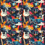 Punk Poster Riot Pattern 1 Minky Fabric