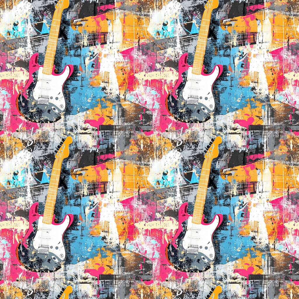 Punk Poster Riot Pattern 2 Minky Fabric