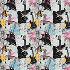 Punk Poster Riot Pattern 5 Minky Fabric