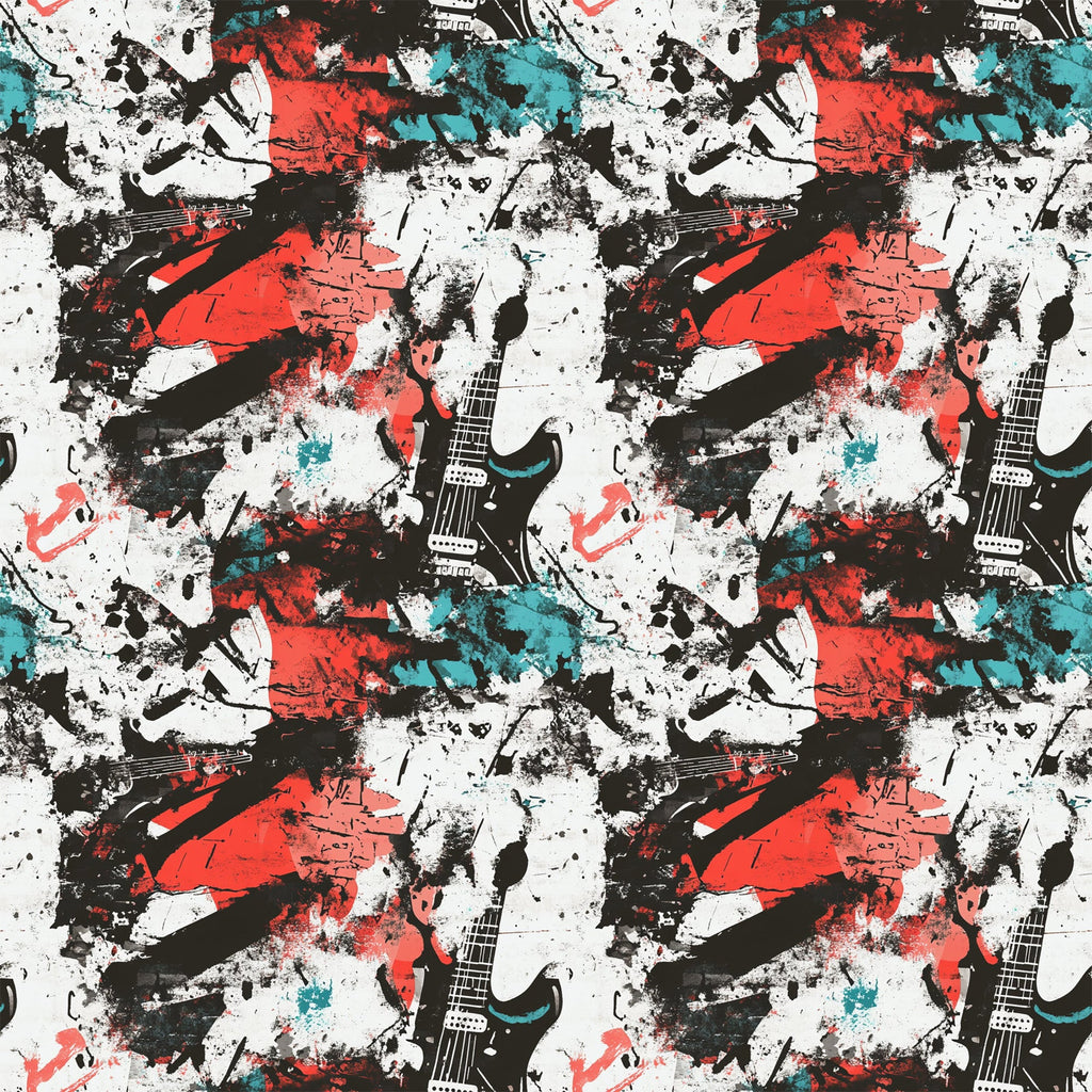 Punk Poster Riot Pattern 6 Minky Fabric