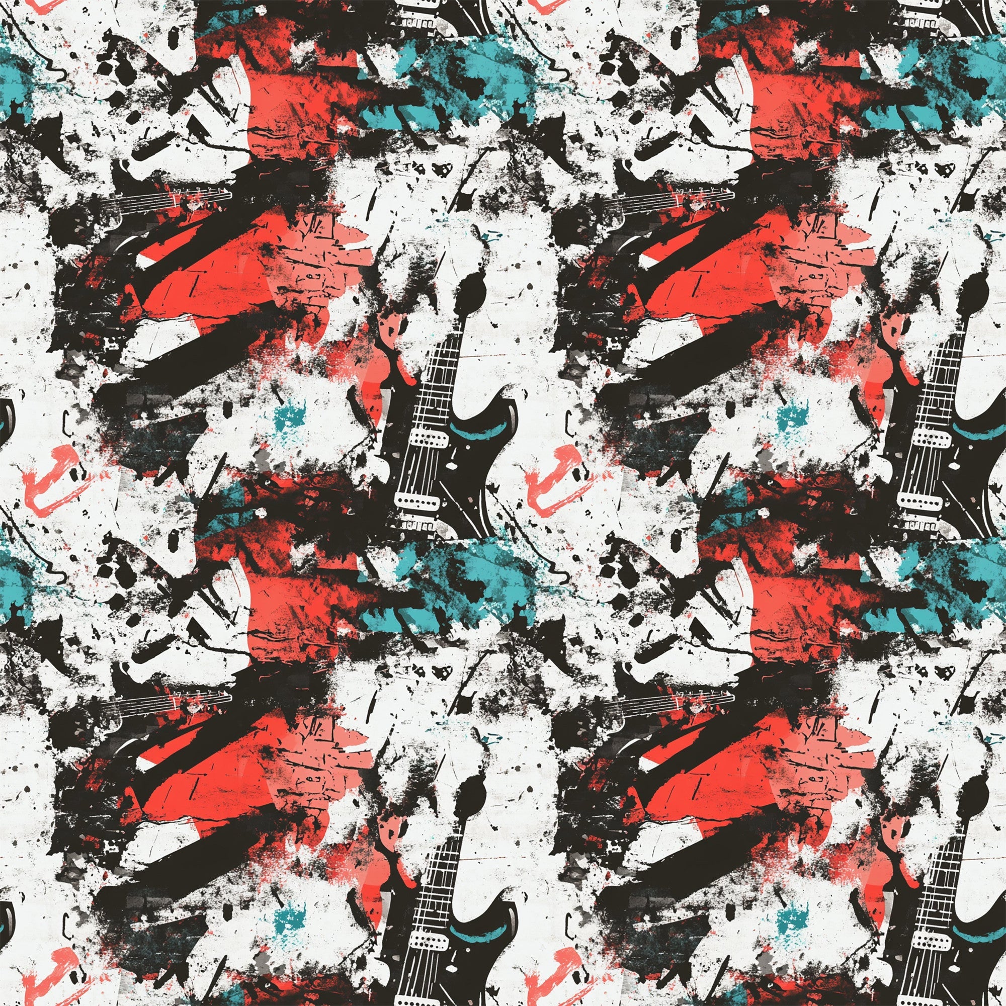 Punk Poster Riot Pattern 6 Minky Fabric