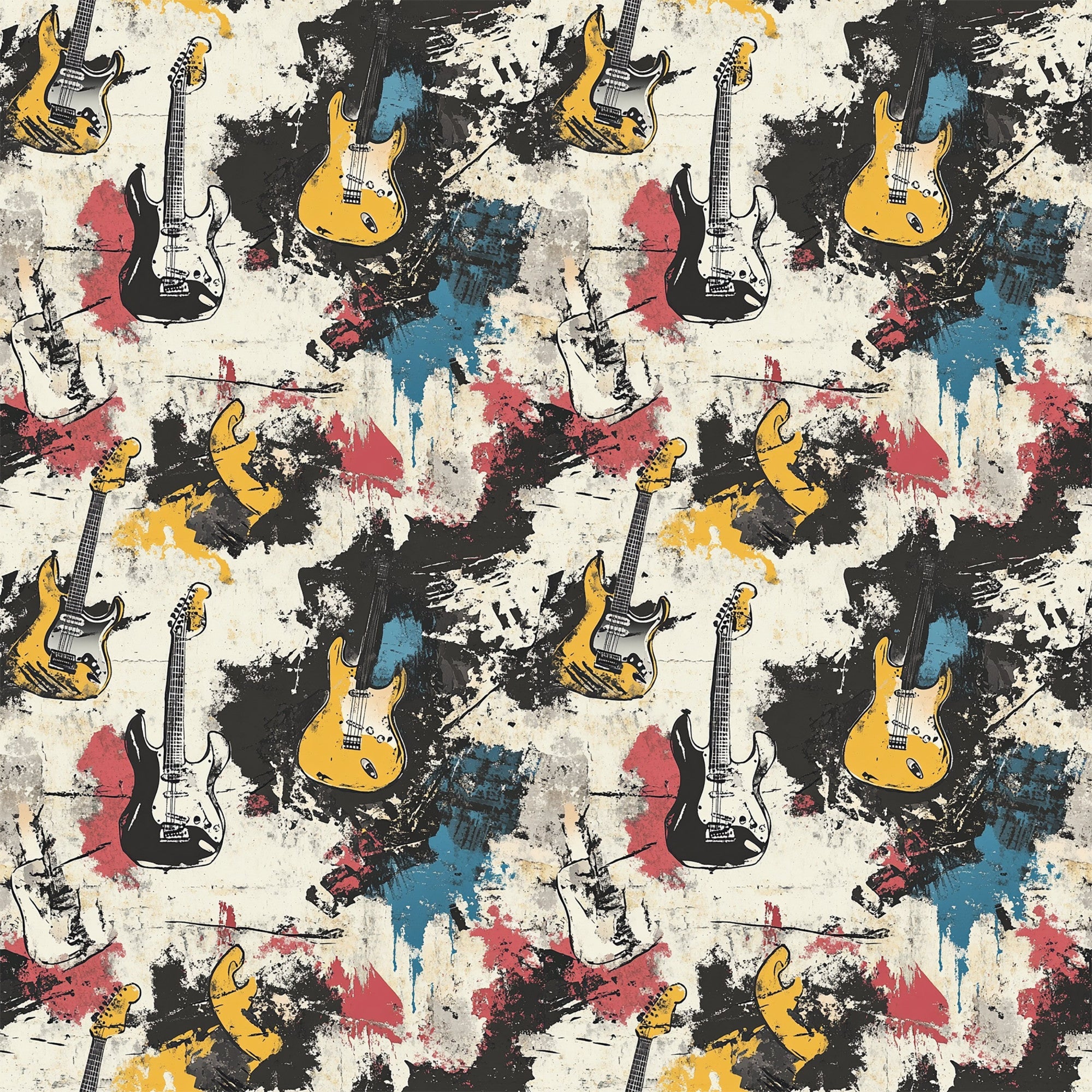 Punk Poster Riot Pattern 7 Minky Fabric