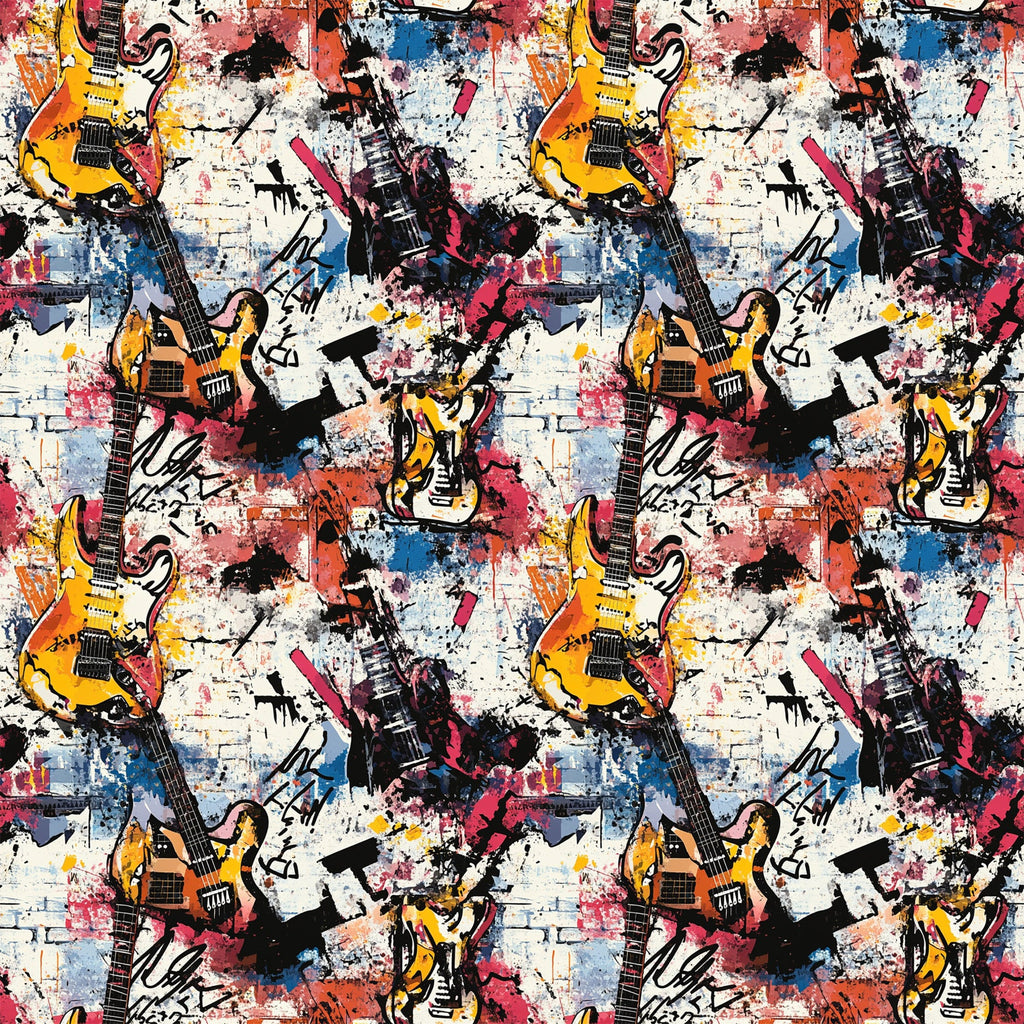 Punk Poster Riot Pattern 9 Minky Fabric
