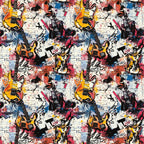 Punk Poster Riot Pattern 9 Minky Fabric