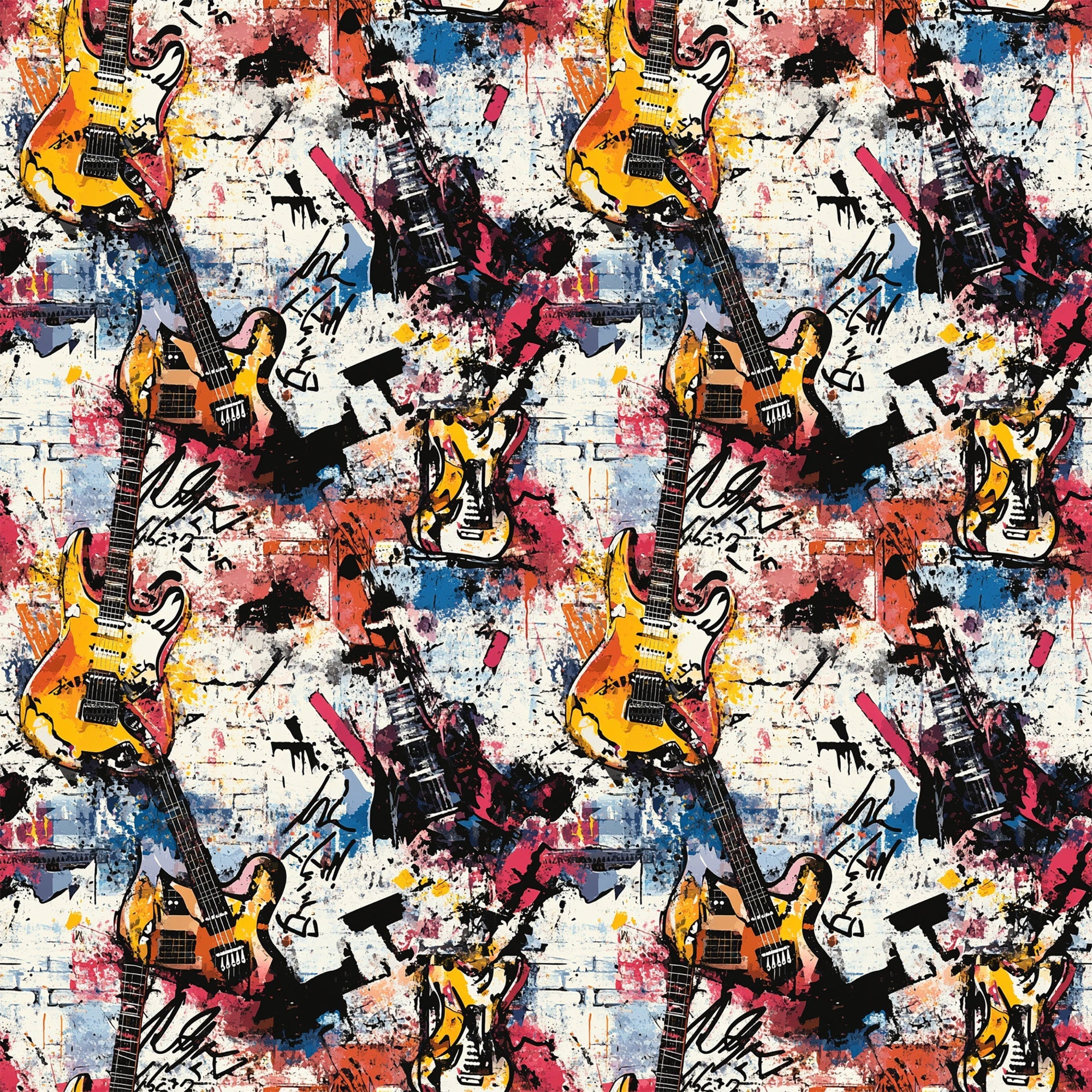 Punk Poster Riot Pattern 9 Minky Fabric