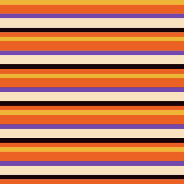 halloween stripes, orange, purple, black, yellow, cream, horizontal bands, seasonal fabric, autumn colors,, fabric panel, halloween theme, striped pattern, warm tones, craft fabric, sewing material, fall colors, festive stripes, october colors