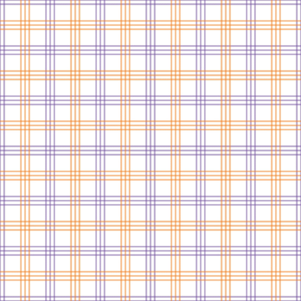 halloween plaid, orange stripes, purple stripes, plaid pattern, checkered design, autumn colors, seasonal fabric,, fabric panel, cross-hatched lines, geometric pattern, fall themed, halloween colors, cotton fabric, craft fabric, sewing material, repeating pattern, grid design, festive plaid