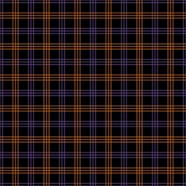 orange, purple, black, plaid pattern, tartan, checkered, grid lines, halloween colors, autumn themed,, fabric panel, geometric design, intersecting lines, seasonal fabric, spooky colors, fall plaid, halloween plaid, cotton fabric, crafting material