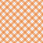 orange, white, purple, plaid pattern, diagonal stripes, checkered design, argyle style,, fabric panel, halloween themed, autumn colors, geometric pattern, crosshatch lines, seasonal fabric, crafting material, patchwork design, diamond shapes, woven appearance, festive colors, holiday fabric