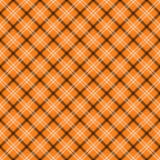 orange, brown, white, plaid pattern, diagonal stripes, tartan, checkered, geometric design, halloween colors, autumn colors,, fabric panel, seasonal fabric, crosshatch pattern, woven look, fall themed, halloween plaid, orange plaid, brown stripes, cotton fabric