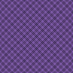 purple, plaid pattern, diagonal stripes, crosshatch design, geometric, halloween themed,, fabric panel, woven texture, checkered, intersecting lines, seasonal fabric, purple tones, crafting material, sewing fabric, autumn colors, halloween plaid, cotton fabric