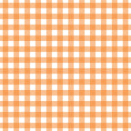 orange, white, gingham, plaid, checkered pattern,, fabric panel, halloween, autumn, fall colors, geometric design, square grid, woven appearance, seasonal fabric, craft material, sewing fabric, cotton blend, rustic charm, country style