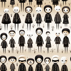 Halloween Skeleton Pattern 28 Minky Fabric