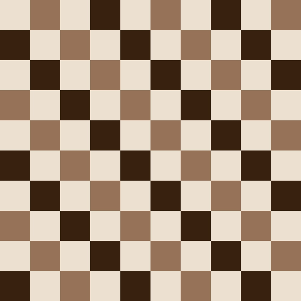 coffee brown, cream, beige, checkerboard pattern, geometric squares, alternating blocks,, fabric panel, handdrawn style, neutral tones, earthy colors, patchwork design, square motifs, brown and cream, quilting material, cotton fabric, geometric pattern, checkered design, warm colors, crafting fabric