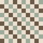 beige, sage green, brown, checkered pattern, geometric squares, alternating blocks,, fabric panel, neutral tones, earth colors, patchwork design, muted palette, coffee themed, warm colors, rectangular blocks, grid pattern, soft hues, crafting fabric