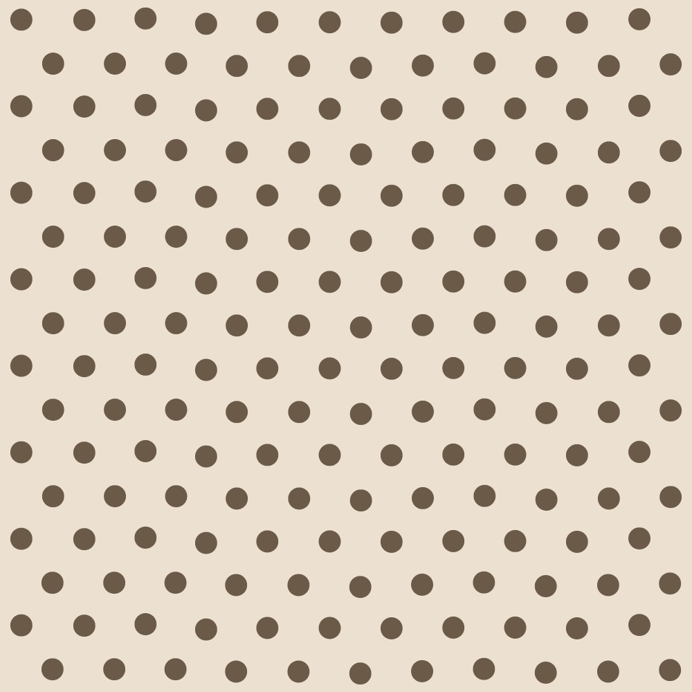 brown dots, polka dot pattern, coffee brown, beige background, geometric design, repeating dots, circular motifs, minimalist pattern, neutral tones,, fabric panel, simple design, earthy colors, taupe, warm browns, dot grid, uniform spacing, contemporary style, coffee theme, coordinating fabric