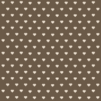 coffee brown, cream hearts, heart pattern, small hearts, repeating pattern,, fabric panel, handdrawn style, romantic motifs, warm tones, geometric hearts, love symbols, valentine theme, craft fabric, sewing material, brown background, heart grid, cute pattern, soft design