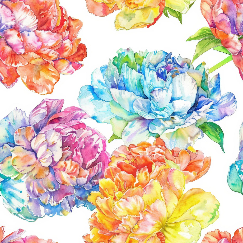 Prismatic Blooms Pattern 12 Minky Fabric