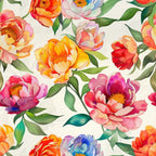 Prismatic Blooms Pattern 5 Minky Fabric