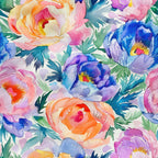 Prismatic Blooms Pattern 7 Minky Fabric
