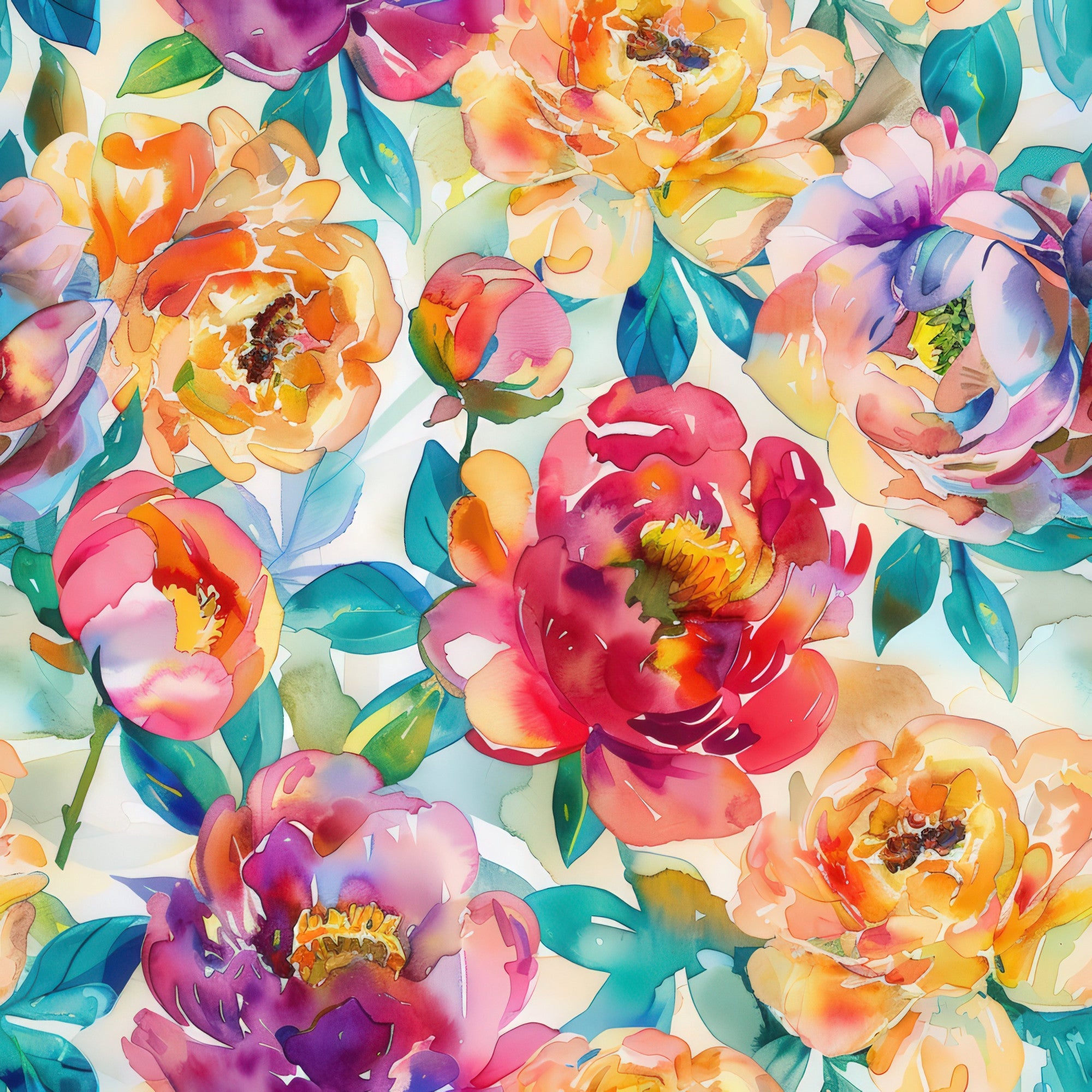 Prismatic Blooms Pattern 8 Minky Fabric