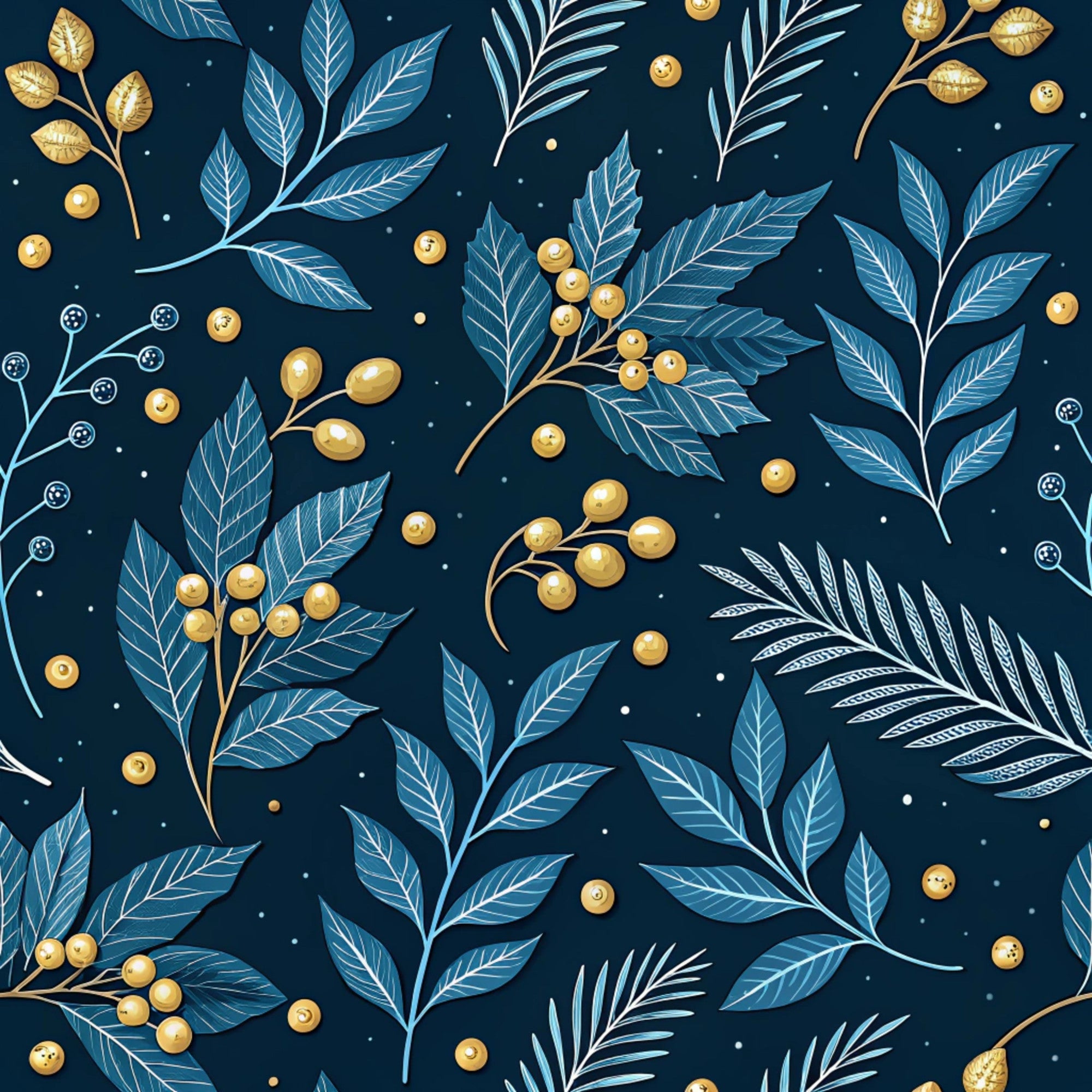 Hanukkah Pattern 11 Quilting Cotton Fabric