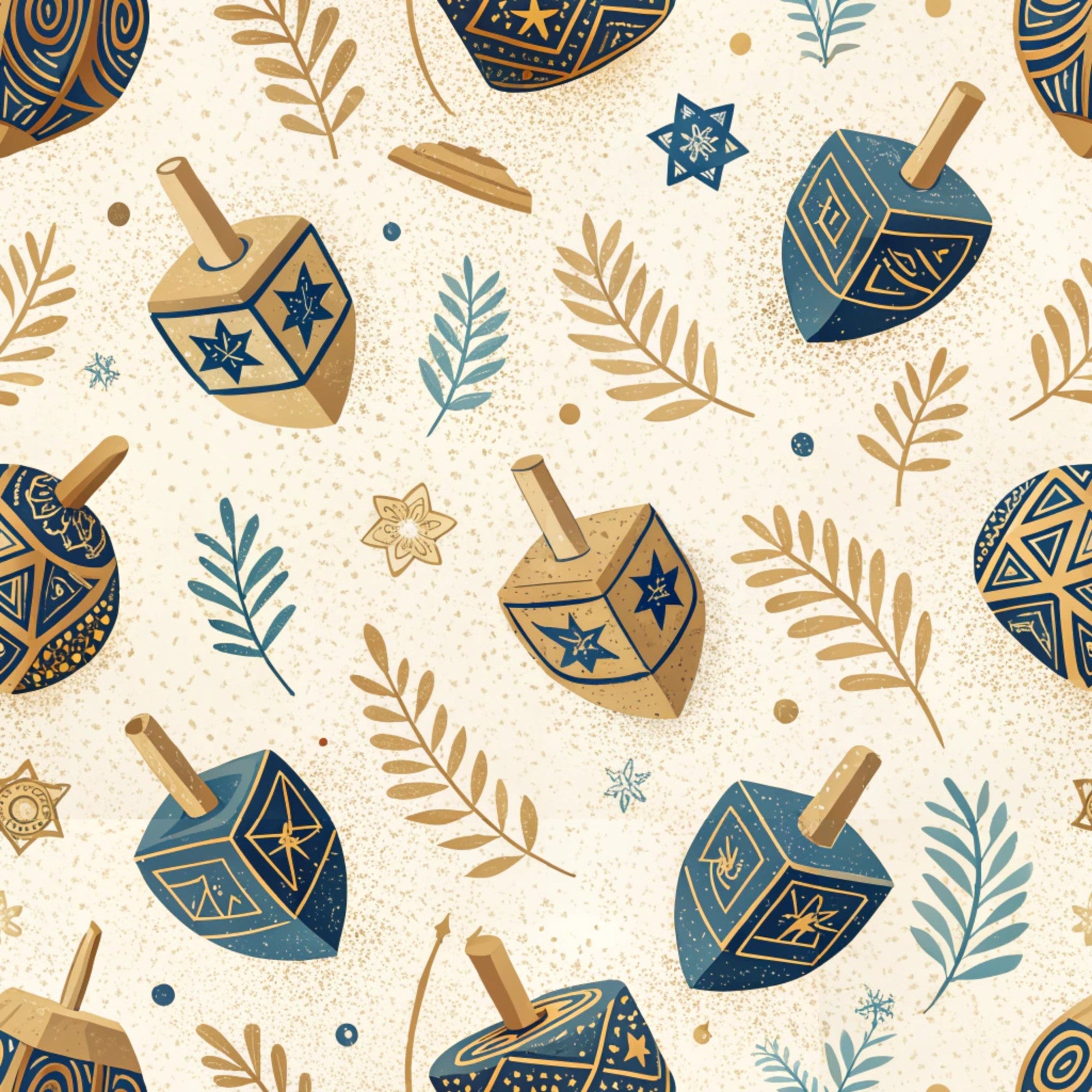Hanukkah Pattern 14 Quilting Cotton Fabric