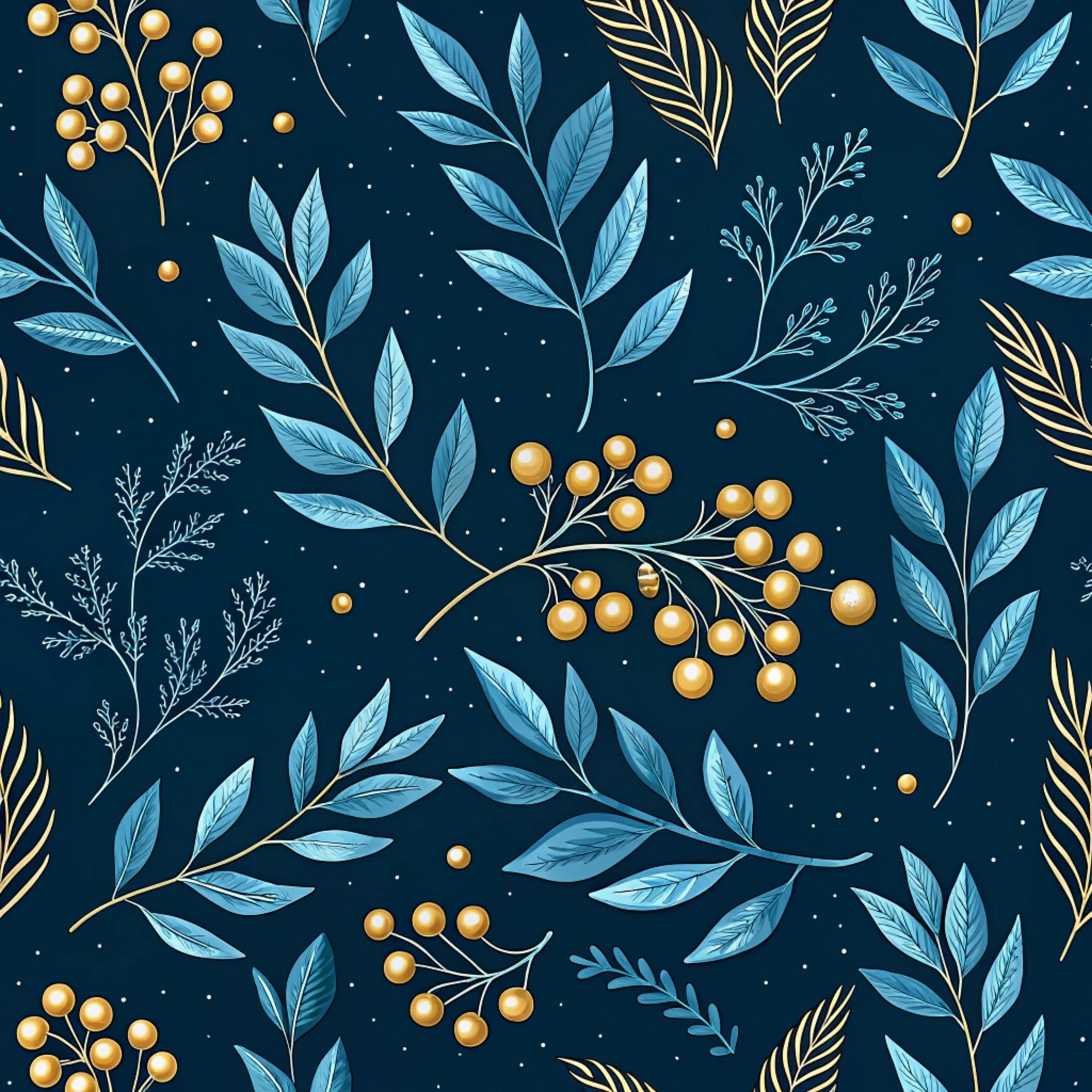 Hanukkah Pattern 16 Quilting Cotton Fabric