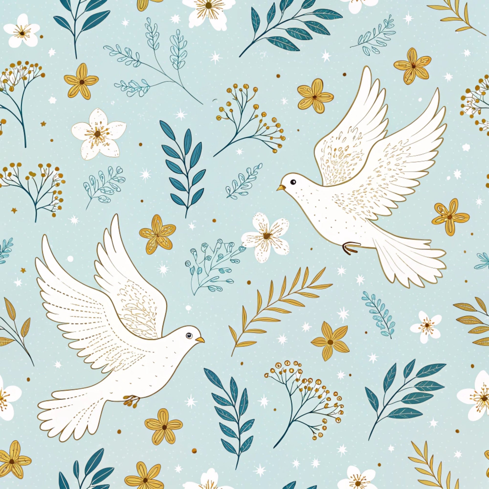 Hanukkah Pattern 20 Quilting Cotton Fabric