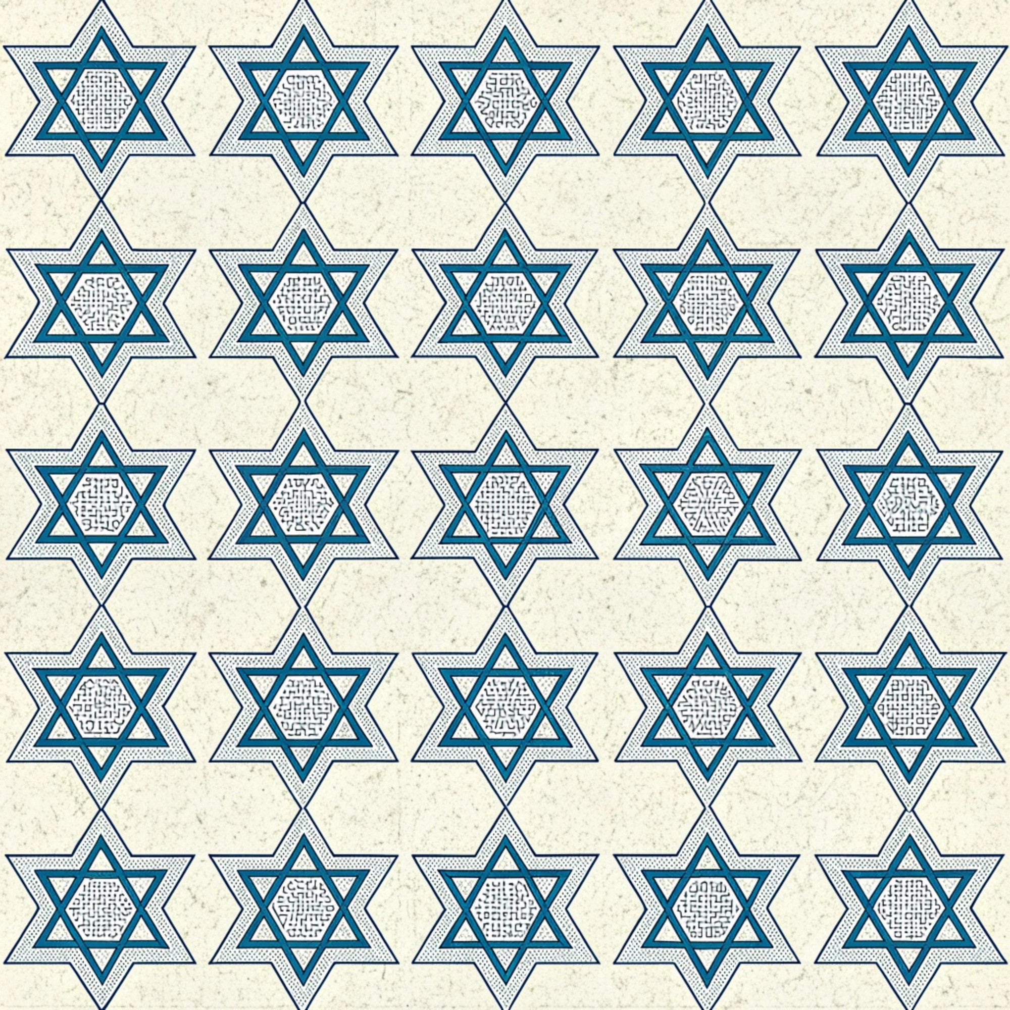 Hanukkah Pattern 2 Quilting Cotton Fabric