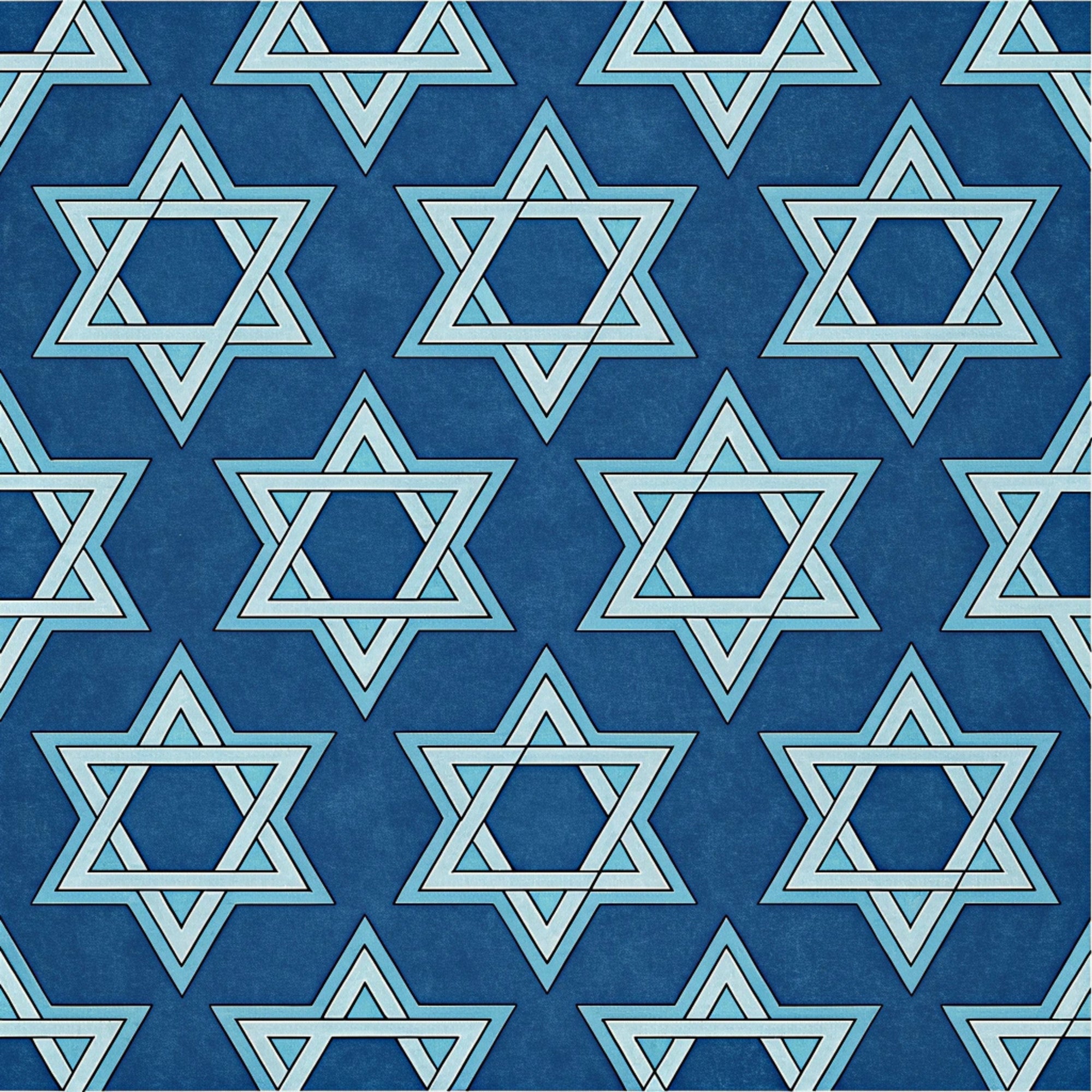 Hanukkah Pattern 4 Quilting Cotton Fabric