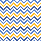 white, blue, orange, yellow, chevron pattern, zigzag stripes, geometric design,, fabric panel, festival of lights, hanukkah theme, holiday fabric, seasonal pattern, bright colors, repeating motif, cotton fabric, crafting material, sewing supplies, cheerful mood