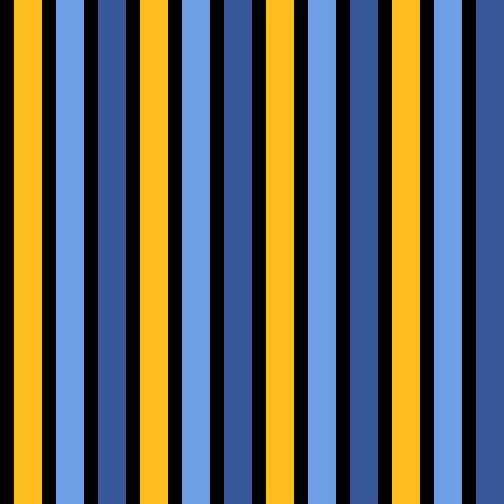 yellow, blue, black, vertical stripes, geometric pattern, alternating colors, bright colors,, fabric panel, striped design, linear pattern, festival colors, celebration theme, contrasting stripes, bold stripes, repetitive pattern, modern geometric, vibrant hues, cotton fabric, craft material