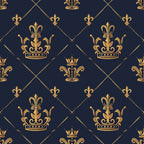 Henrys Crowns Pattern 10 Minky Fabric