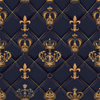 Henrys Crowns Pattern 3 Minky Fabric