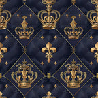 Henrys Crowns Pattern 5 Minky Fabric