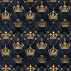 Henrys Crowns Pattern 7 Minky Fabric