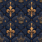 Henrys Crowns Pattern 8 Minky Fabric