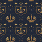 Henrys Crowns Pattern 9 Minky Fabric