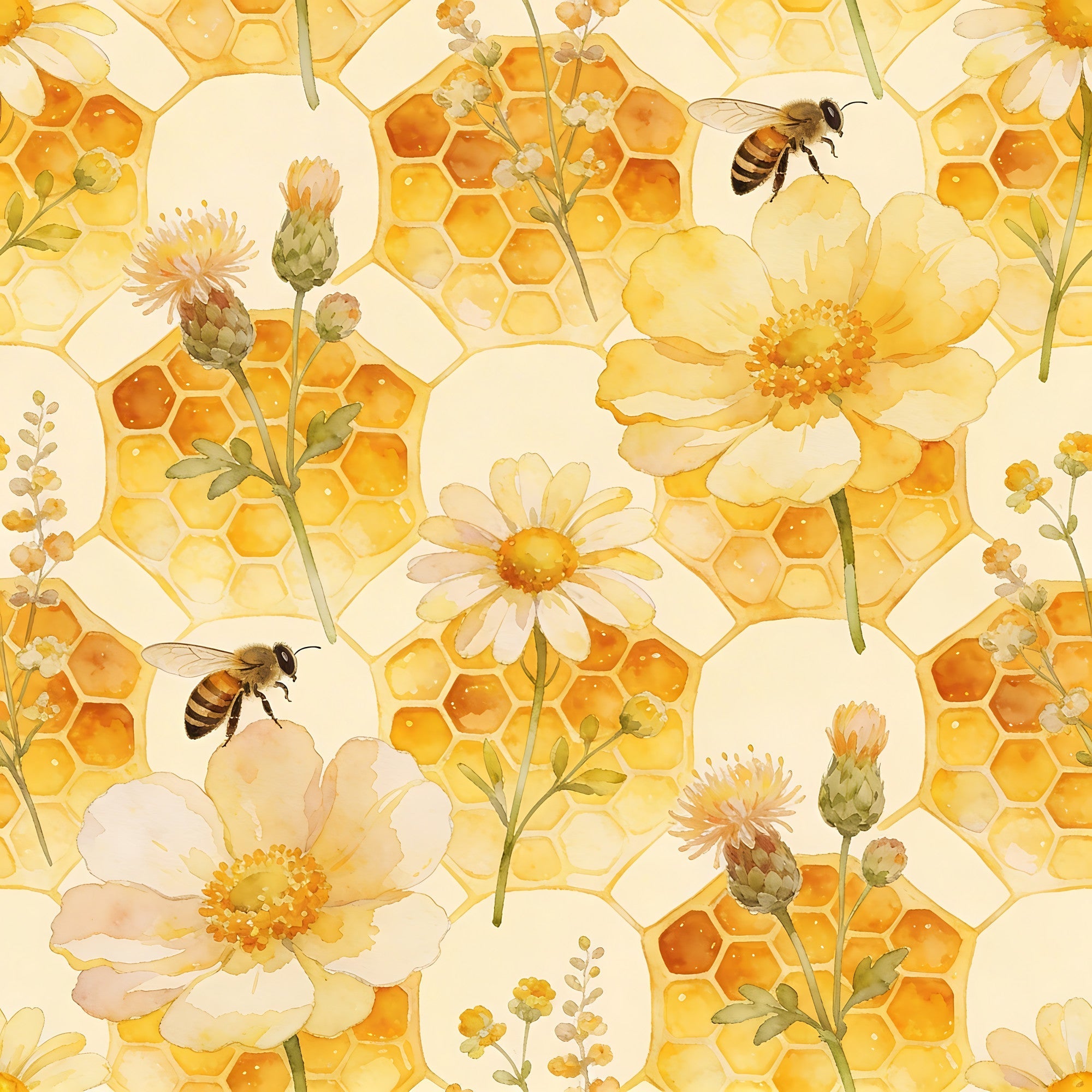 Nectar Meadow Pattern 1 Minky Fabric