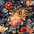 Imperial Florals Pattern 1 Minky Fabric