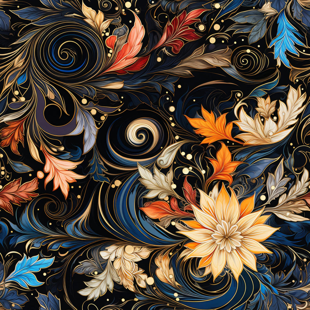 Imperial Florals Pattern 2 Minky Fabric