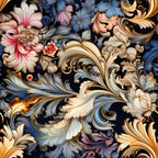 Imperial Florals Pattern 3 Minky Fabric