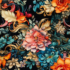 Imperial Florals Pattern 4 Minky Fabric