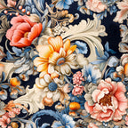 Imperial Florals Pattern 6 Minky Fabric